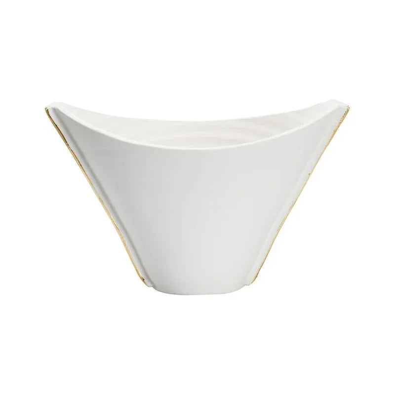 Wildwood Siracusa Unique shaped White Vessel