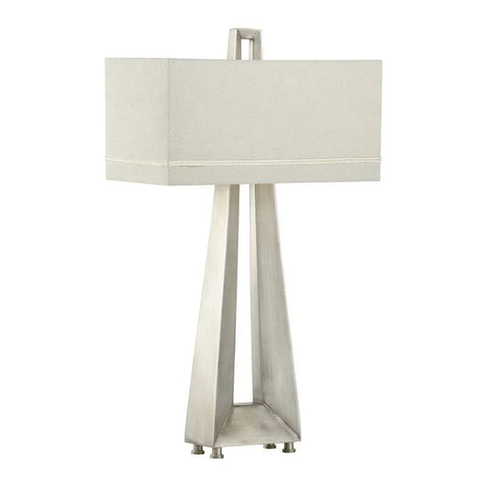 Skyway Antique Silver Finish Table Lamp - LOOMLAN - Wildwood - Table Lamps