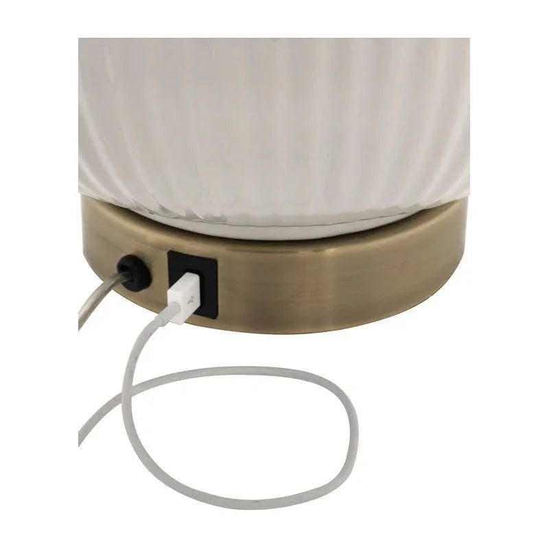 Sophia Ceramic Made Table Lamp - LOOMLAN - Wildwood - Table Lamps