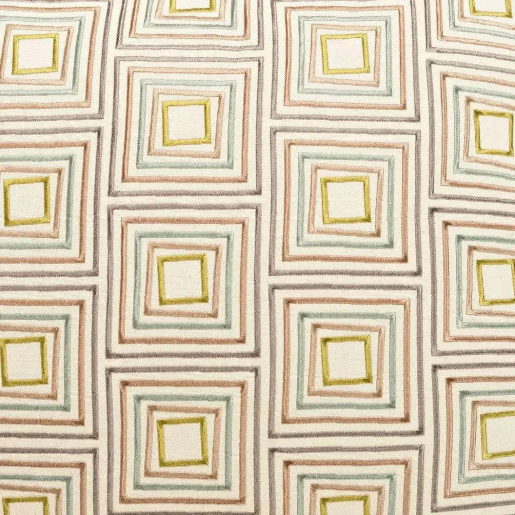 Squared Off Brown Throw Pillow With Insert - LOOMLAN - D.V. Kap - Throw Pillows