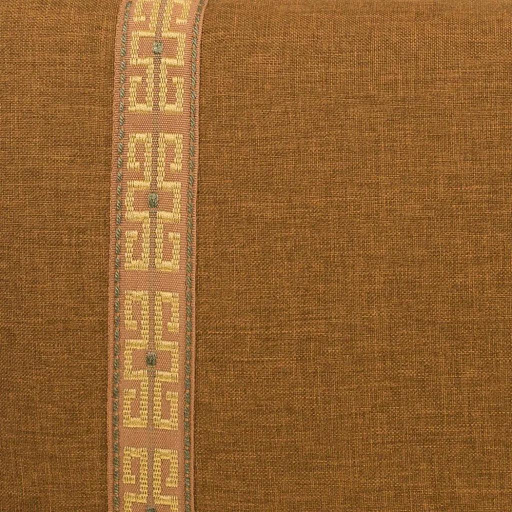 D.V. Kap St. John Lumbar Nugget Brown Throw Pillow Insert