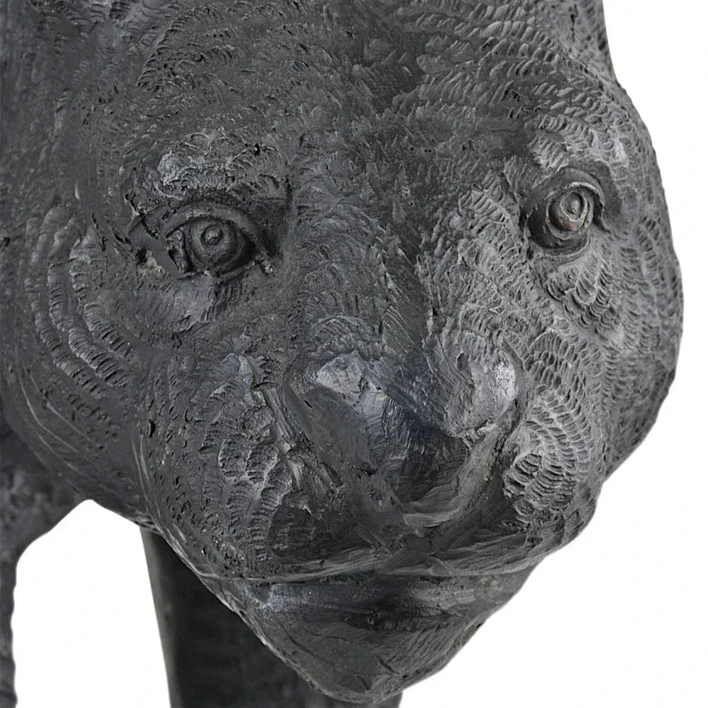 Standing Black Panther Bronze Sculpture - LOOMLAN - Currey & Co - Statues & Sculptures