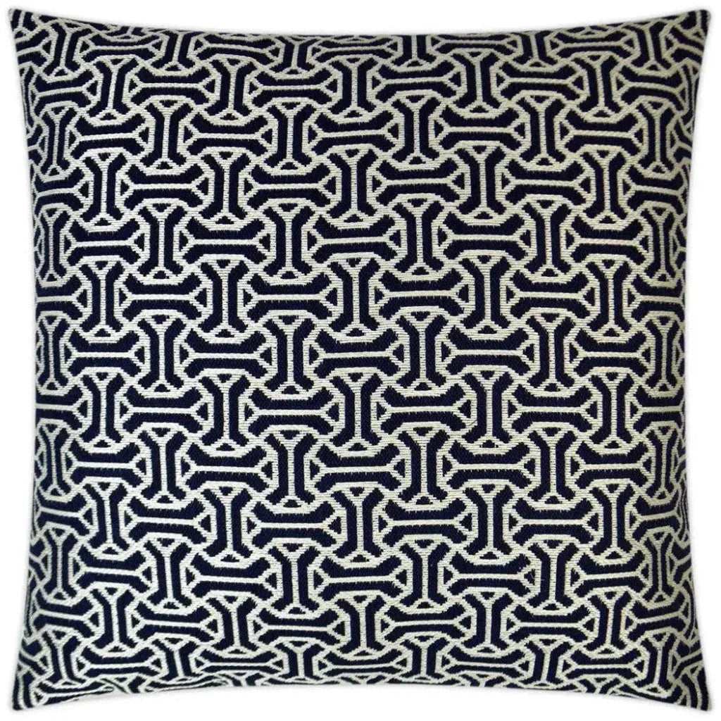 Stoneking Navy Blue Throw Pillow With Insert - LOOMLAN - D.V. Kap - Throw Pillows