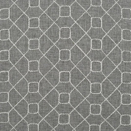 Stornoway Grey Geometric Grey Large Throw Pillow Insert - LOOMLAN - D.V. Kap - Throw Pillows