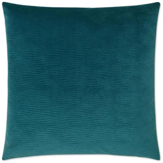 Stream Peacock Teal Throw Pillow With Insert - LOOMLAN - D.V. Kap - Throw Pillows