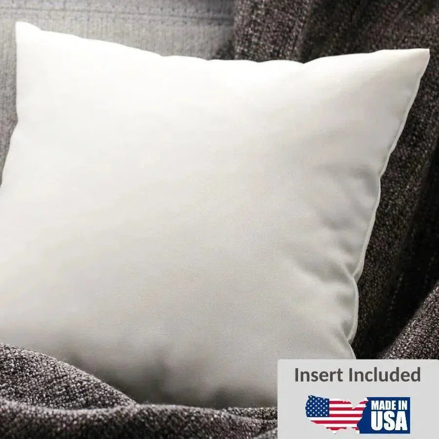Stream Walnut Solid Tan Taupe Large Throw Pillow Insert - LOOMLAN - D.V. Kap - Throw Pillows