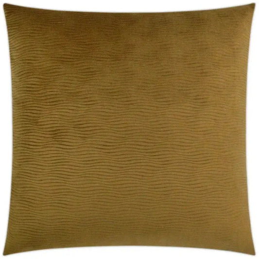 Stream Walnut Solid Tan Taupe Large Throw Pillow Insert - LOOMLAN - D.V. Kap - Throw Pillows