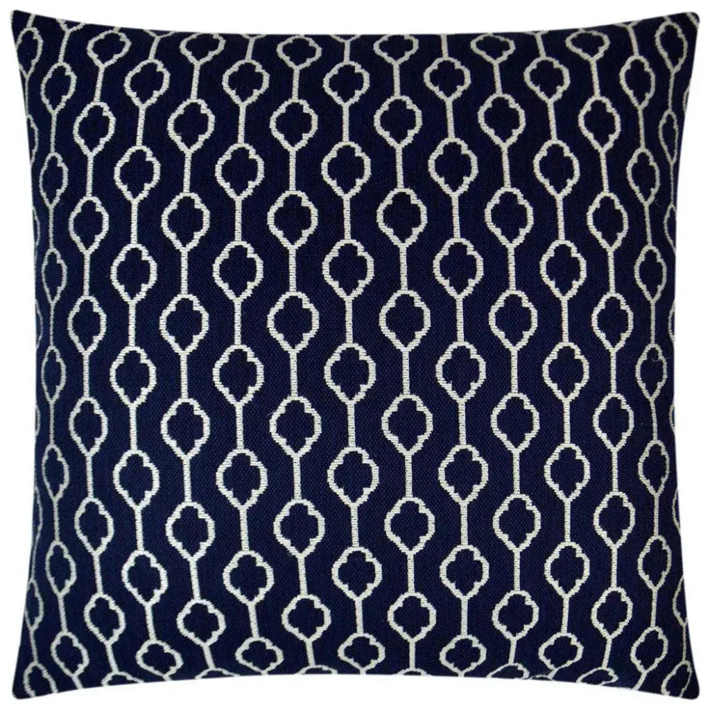 Striker Navy Blue Throw Pillow With Insert - LOOMLAN - D.V. Kap - Throw Pillows