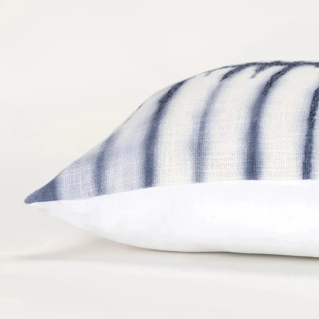 LOOMLAN Stripe Ivory Lumbar Pillow With Insert