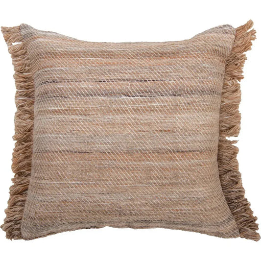 Striped Throw Pillows For Outdoors-Outdoor Pillows-LOOMLAN-Terracotta-LOOMLAN