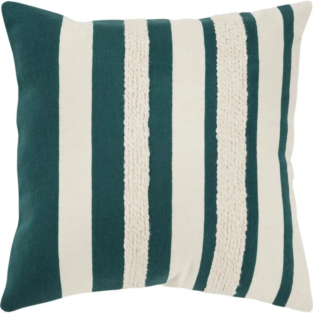 LOOMLAN Stripes Down Filled Decorative Throw Pillow Cover