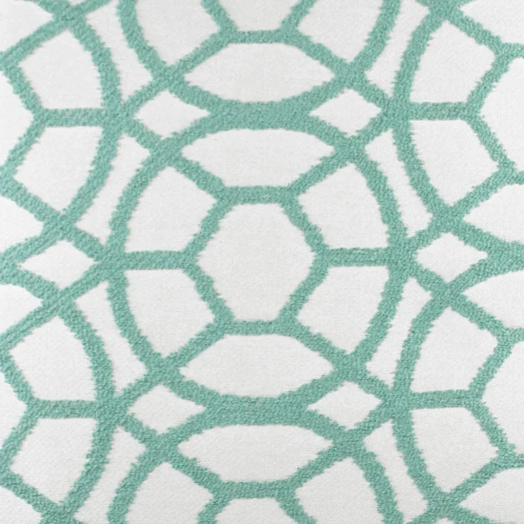 D.V. Kap Suave Lagoon Green Throw Pillow With Insert