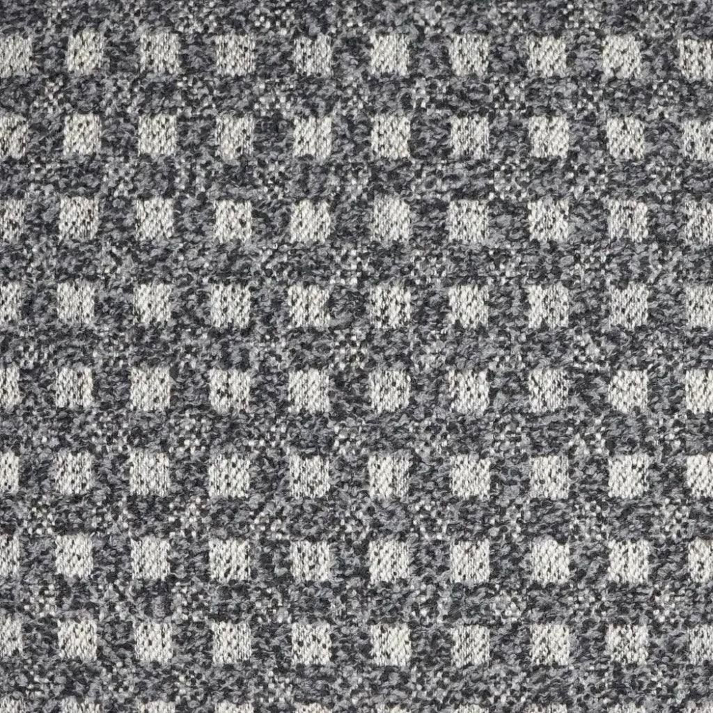Suffolk Plaid Check Grey Large Throw Pillow Insert - LOOMLAN - D.V. Kap - Throw Pillows