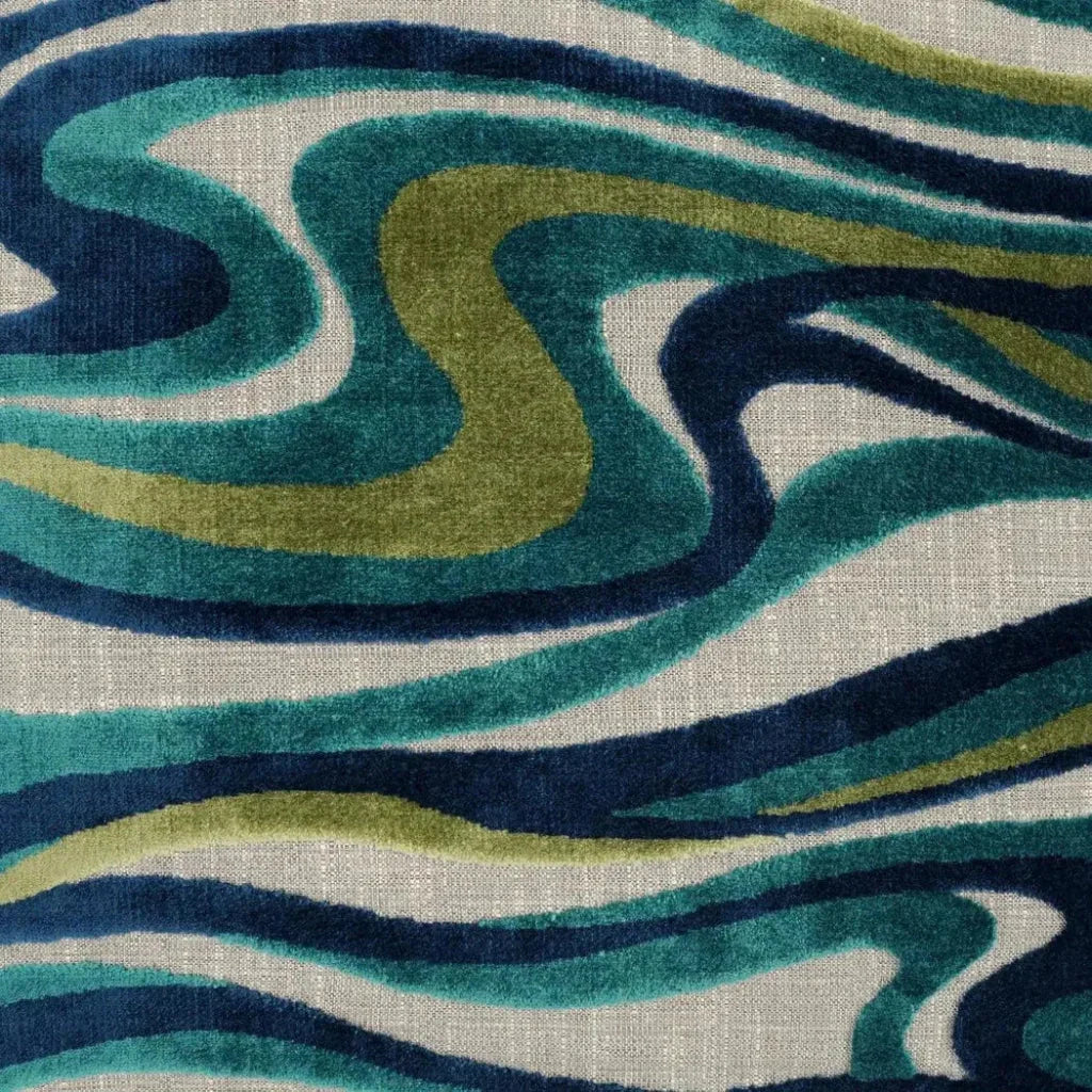 D.V. Kap Sway Blue Throw Pillow With Insert