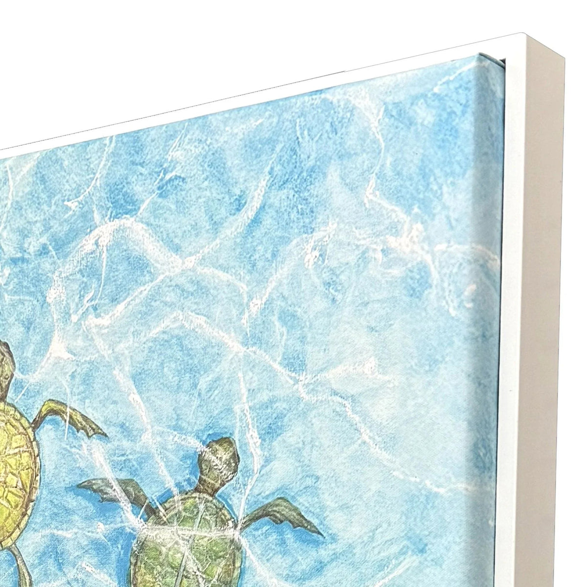 Paragon Swimming Turtles II Blue Canvas Art