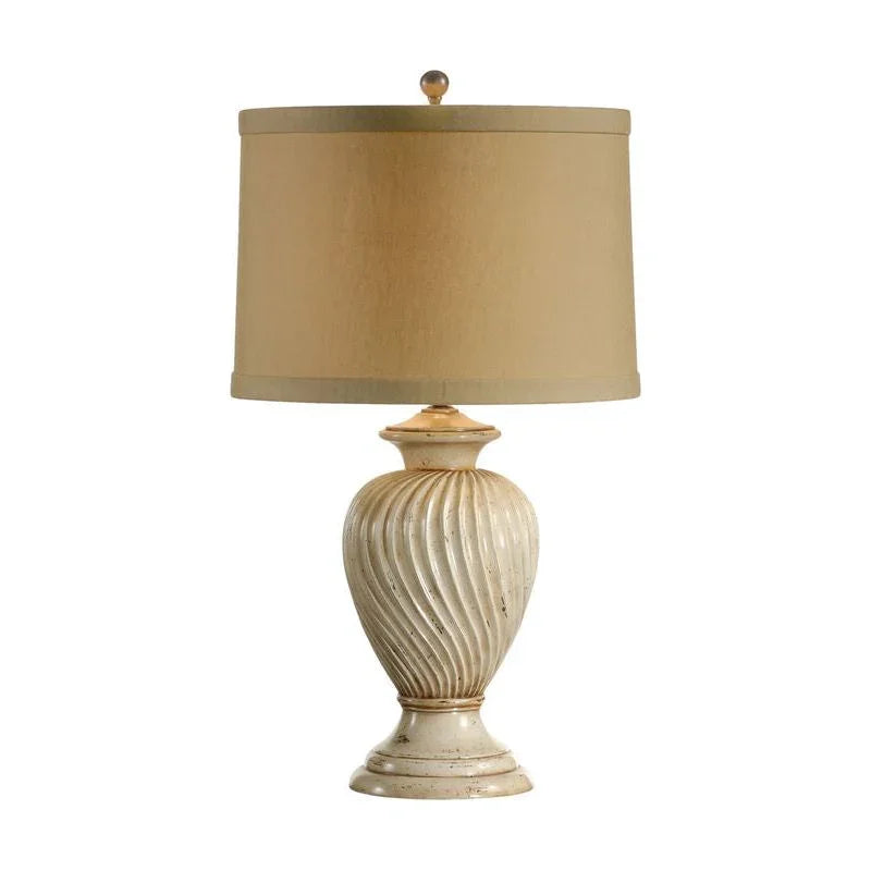 Wildwood Swirled Urn Hand Decorated Table Lamp