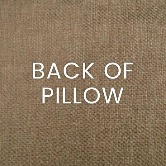 Symmetry Linen Brown Throw Pillow Insert - LOOMLAN - D.V. Kap - Throw Pillows