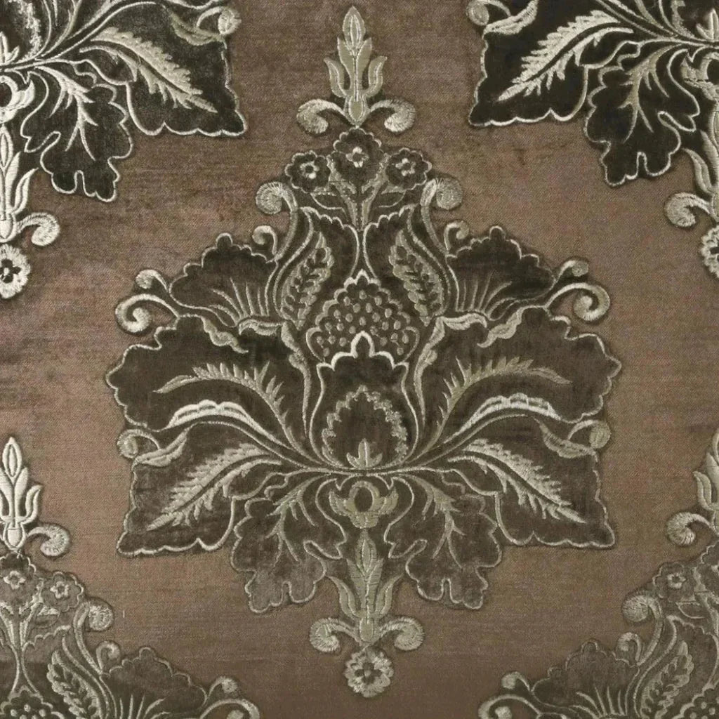 D.V. Kap Taj Mahal Chocolate Brown Throw Pillow Insert