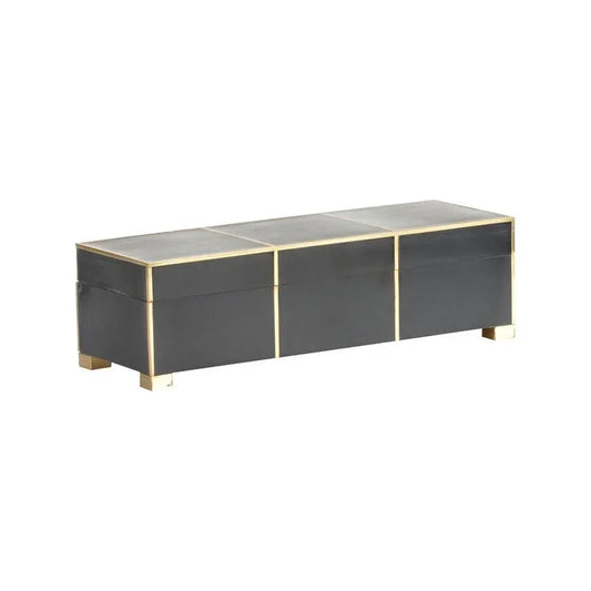 Tate Resin Made Box - LOOMLAN - Chelsea House - Boxes & Bowls