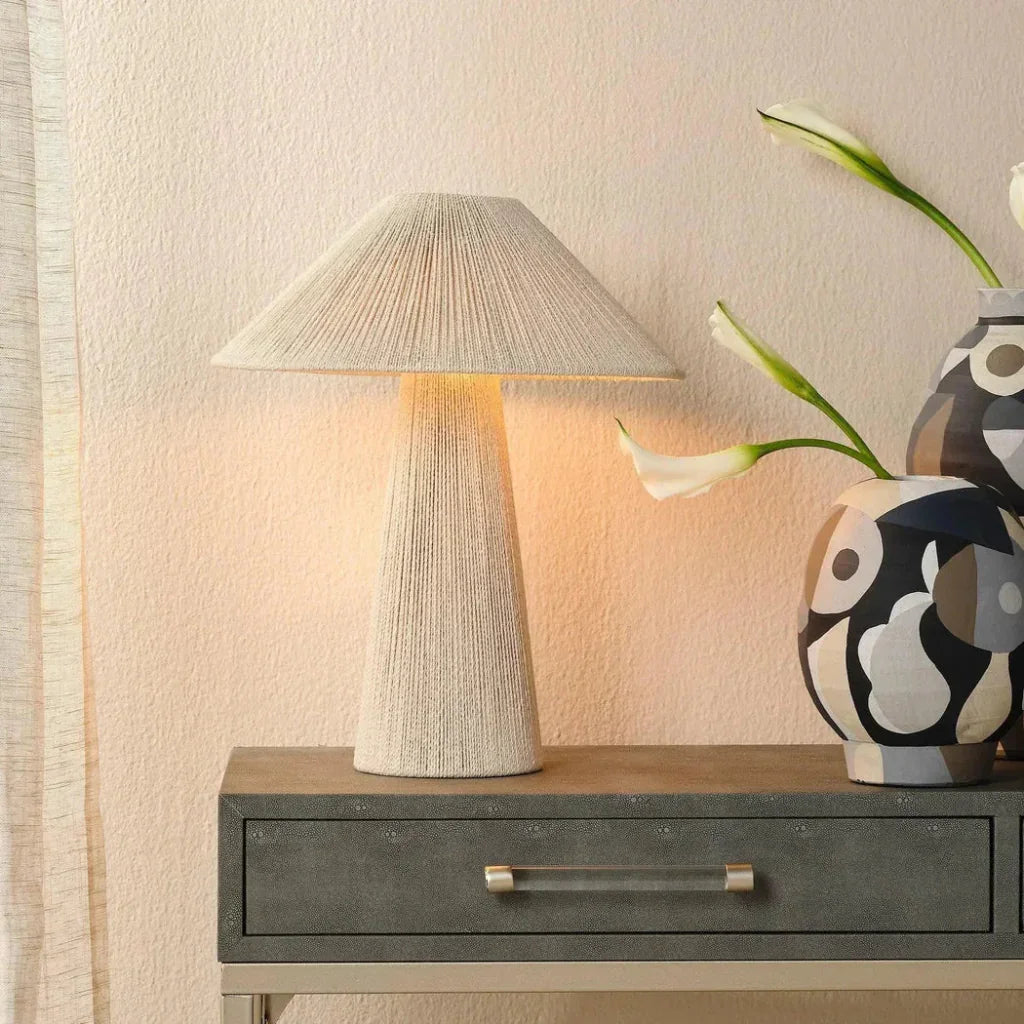 Tension Jute Table Lamp - LOOMLAN - Jamie Young - Table Lamps