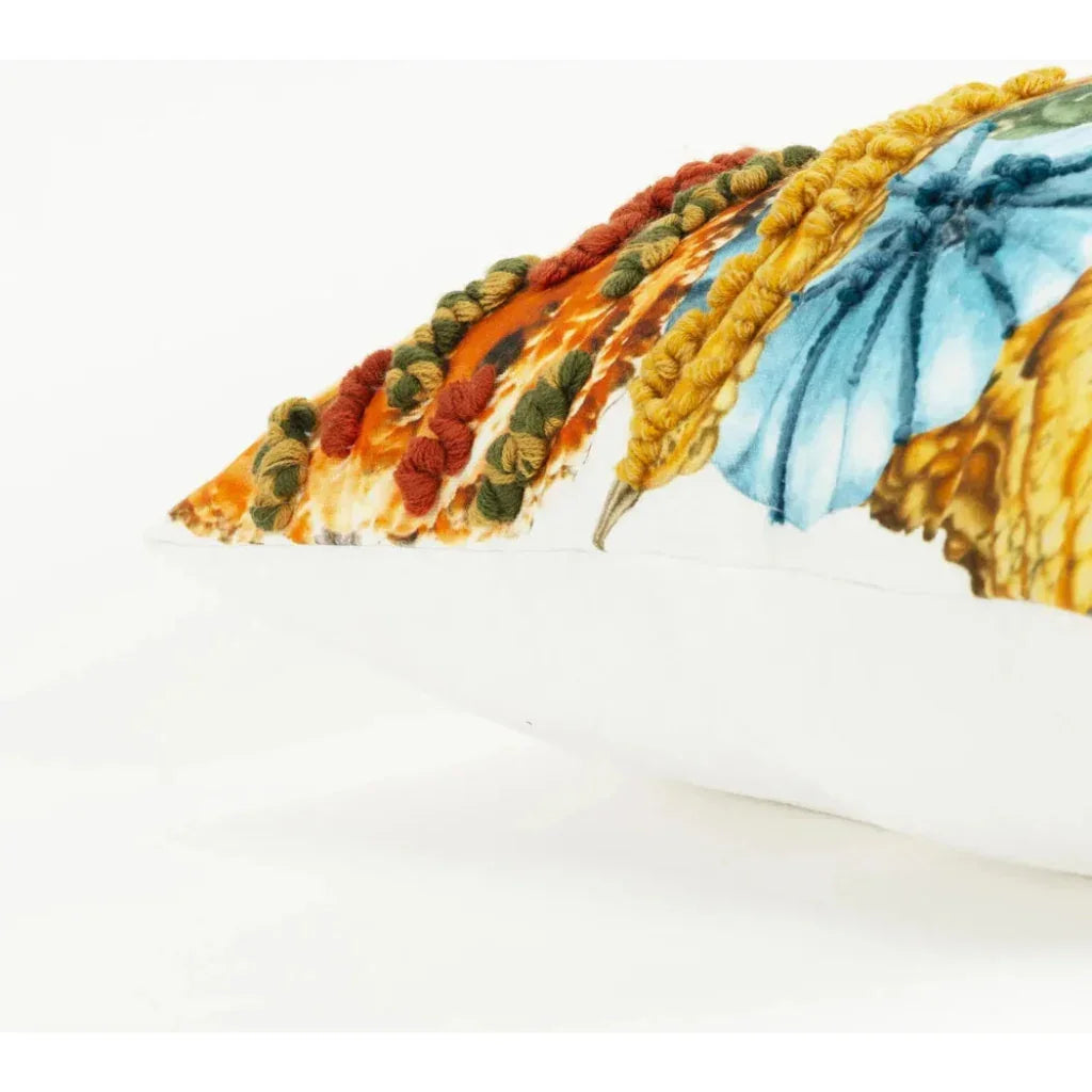 LOOMLAN Thanksgiving Multicolor Throw Pillow Zoey