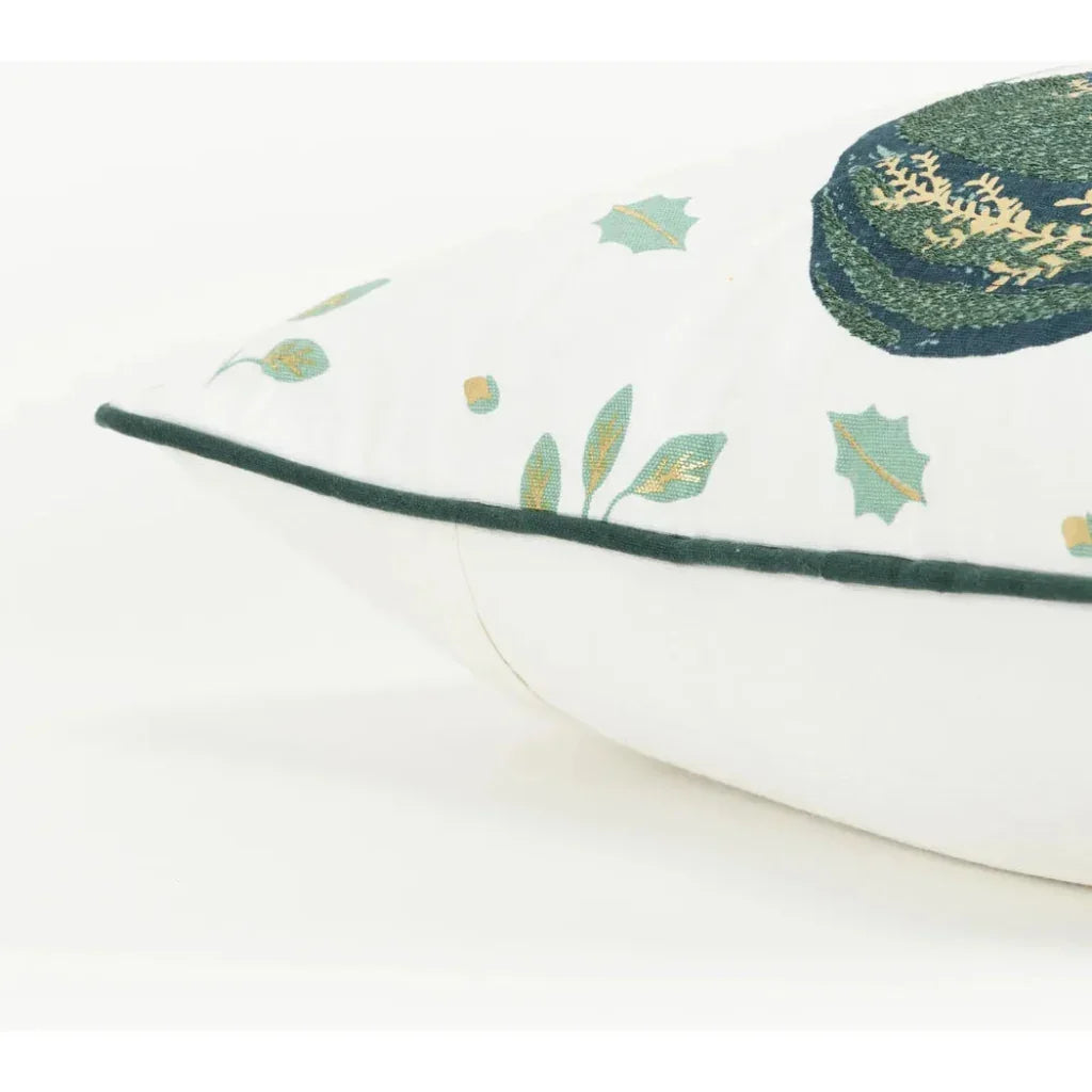 LOOMLAN Thanksgiving Pumpkin Pillow Green Adam