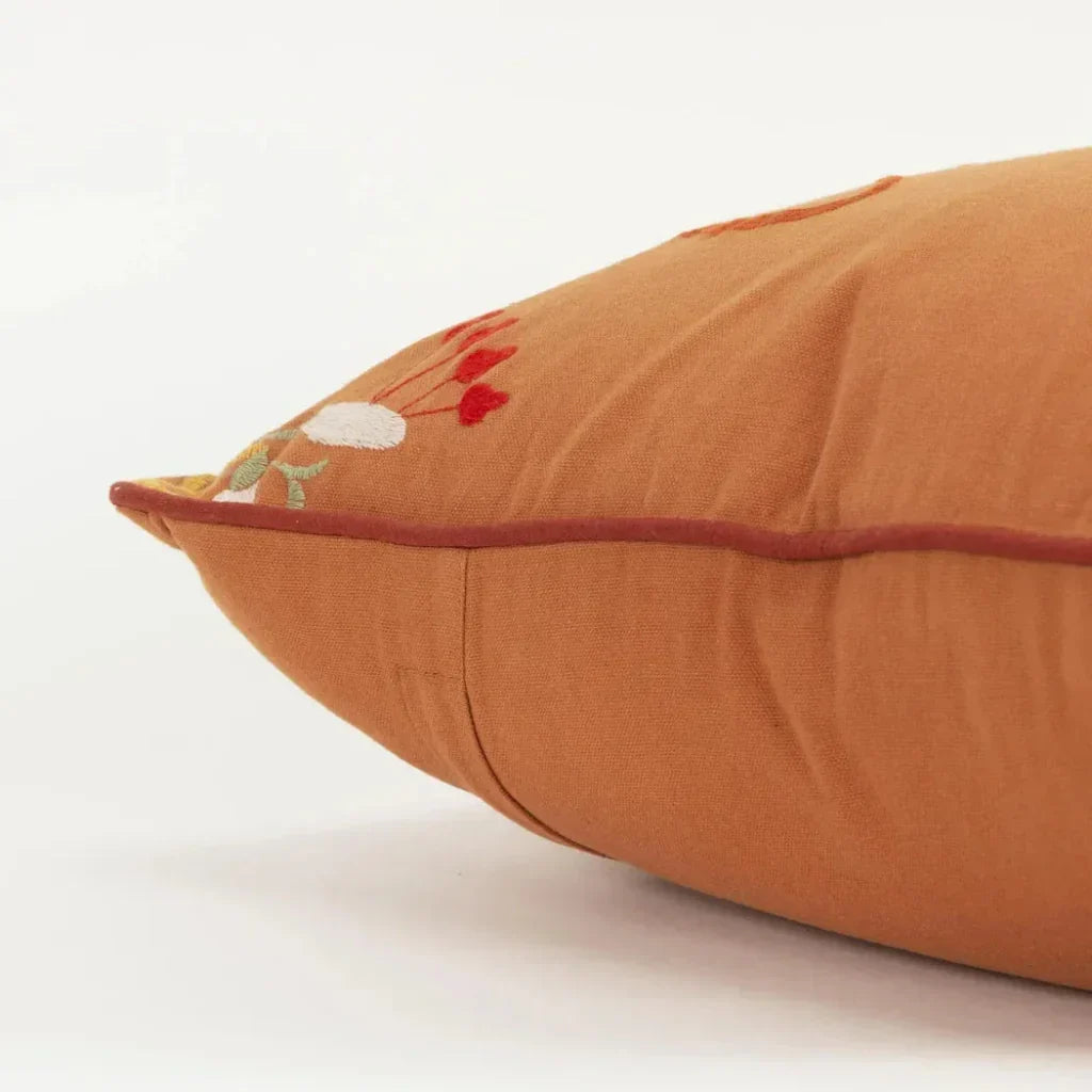 LOOMLAN Thanksgiving Throw Pillow Orange Rust Axel