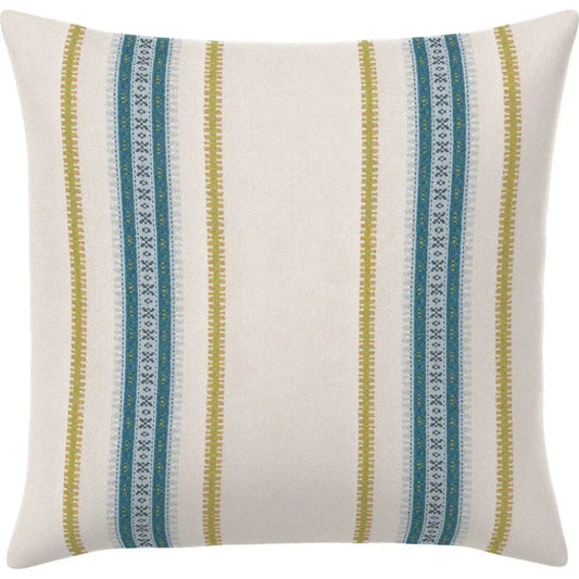 Thayer Resort Handmade Outdoor Pillow-Outdoor Pillows-Earnest Collection-20" Square-LOOMLAN