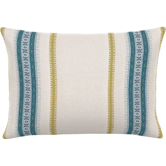 Thayer Resort Handmade Outdoor Pillow-Outdoor Pillows-Earnest Collection-20"x13" Lumbar-LOOMLAN
