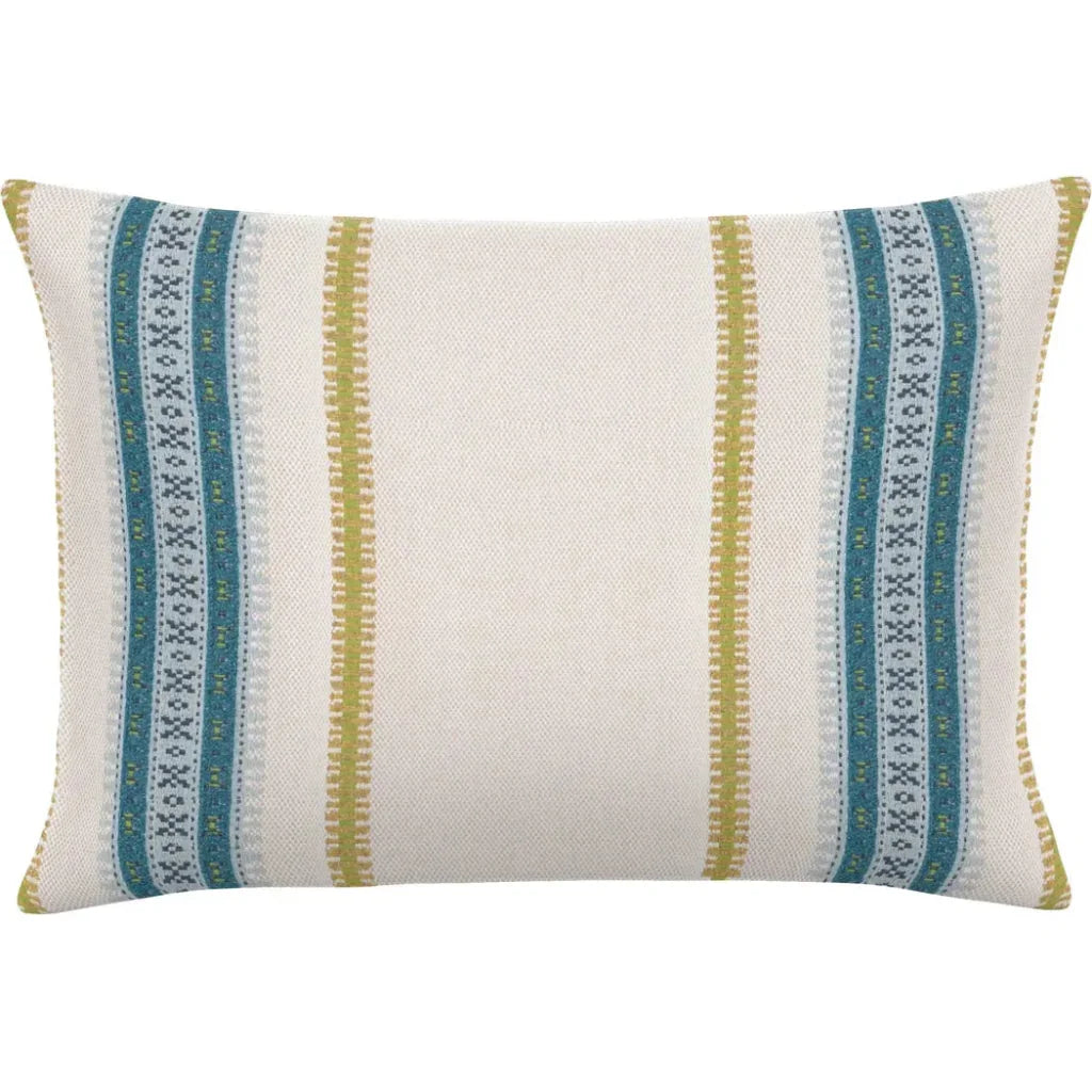 Thayer Resort Handmade Outdoor Pillow-Outdoor Pillows-Earnest Collection-20"x13" Lumbar-LOOMLAN