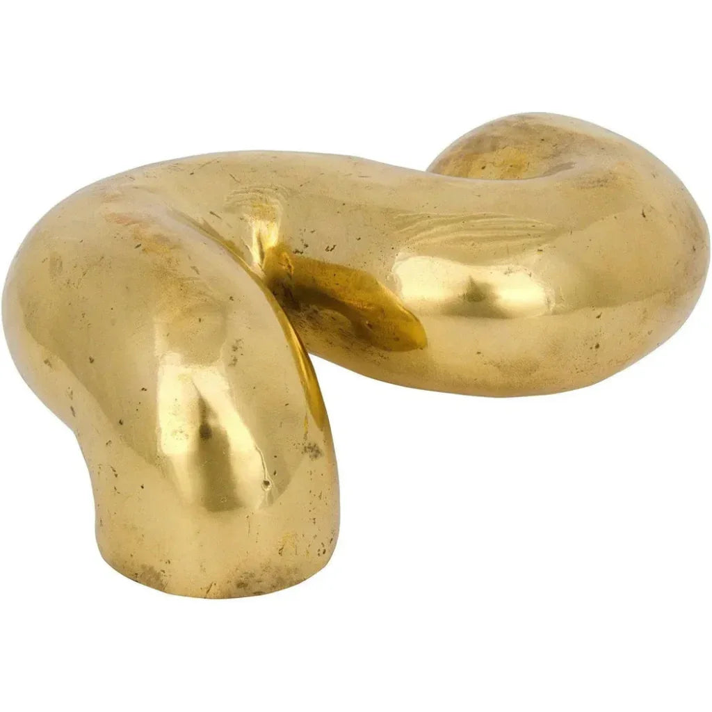 The Snake Brass Sculpture - LOOMLAN - Noir - Statues & Sculptures