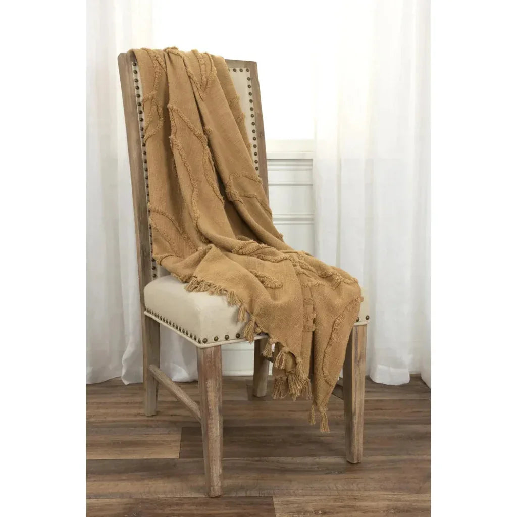 Thelma Textured Cotton Throw Blanket - LOOMLAN - LOOMLAN - Throw Blankets