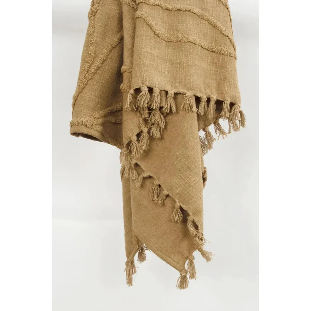 Thelma Textured Cotton Throw Blanket - LOOMLAN - LOOMLAN - Throw Blankets