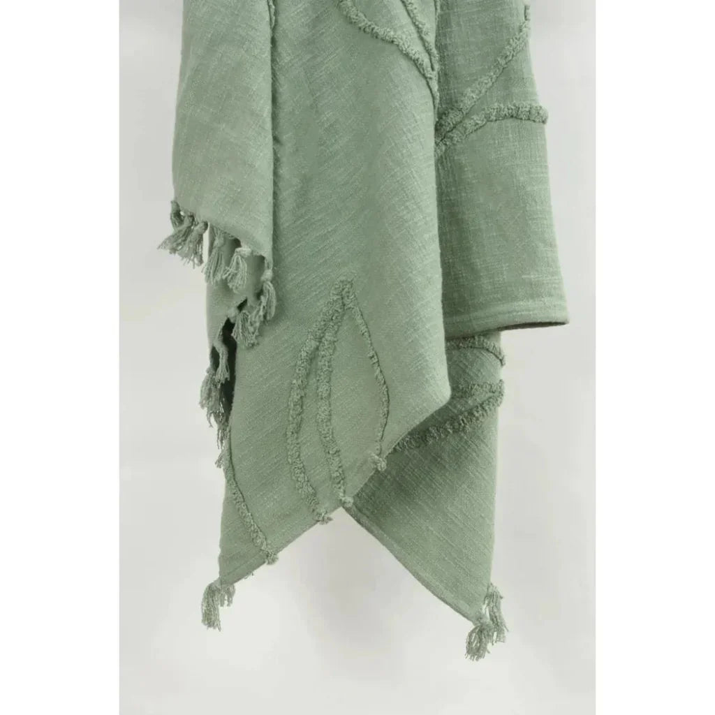 Thelma Textured Cotton Throw Blanket - LOOMLAN - LOOMLAN - Throw Blankets