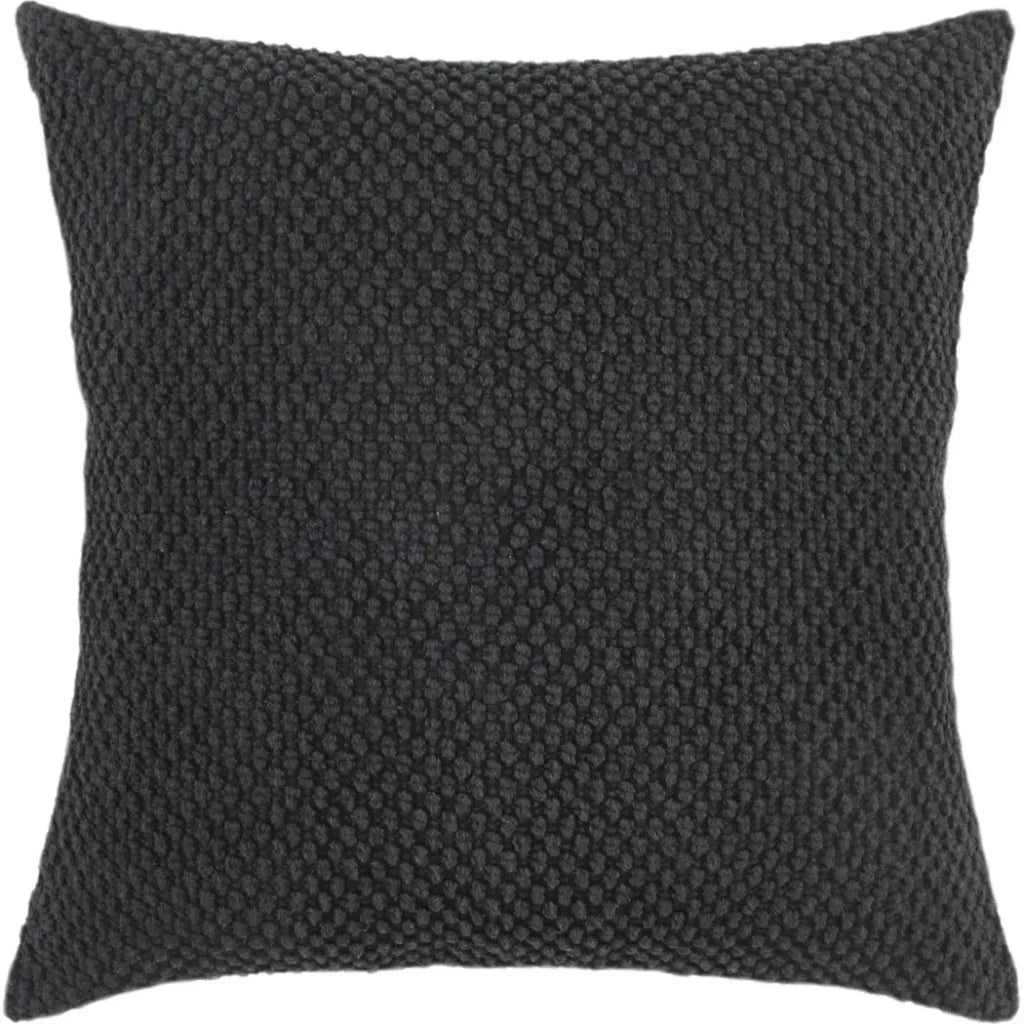 LOOMLAN Theo Textured Couch Throw Pillow Down Insert