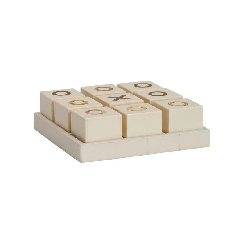 Tic Tac Toe White Game Box - LOOMLAN - Chelsea House - Boxes & Bowls