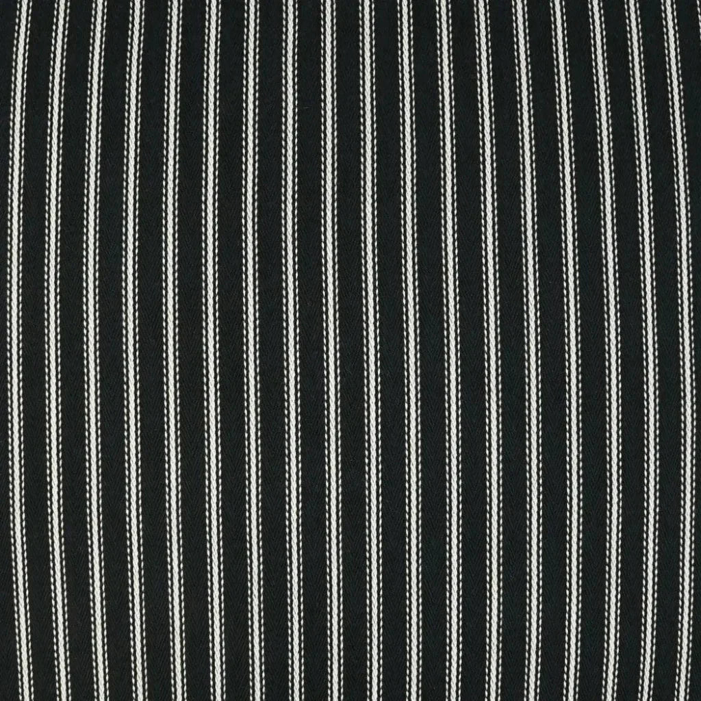Ticking Black Stripes Black Large Throw Pillow Insert - LOOMLAN - D.V. Kap - Throw Pillows