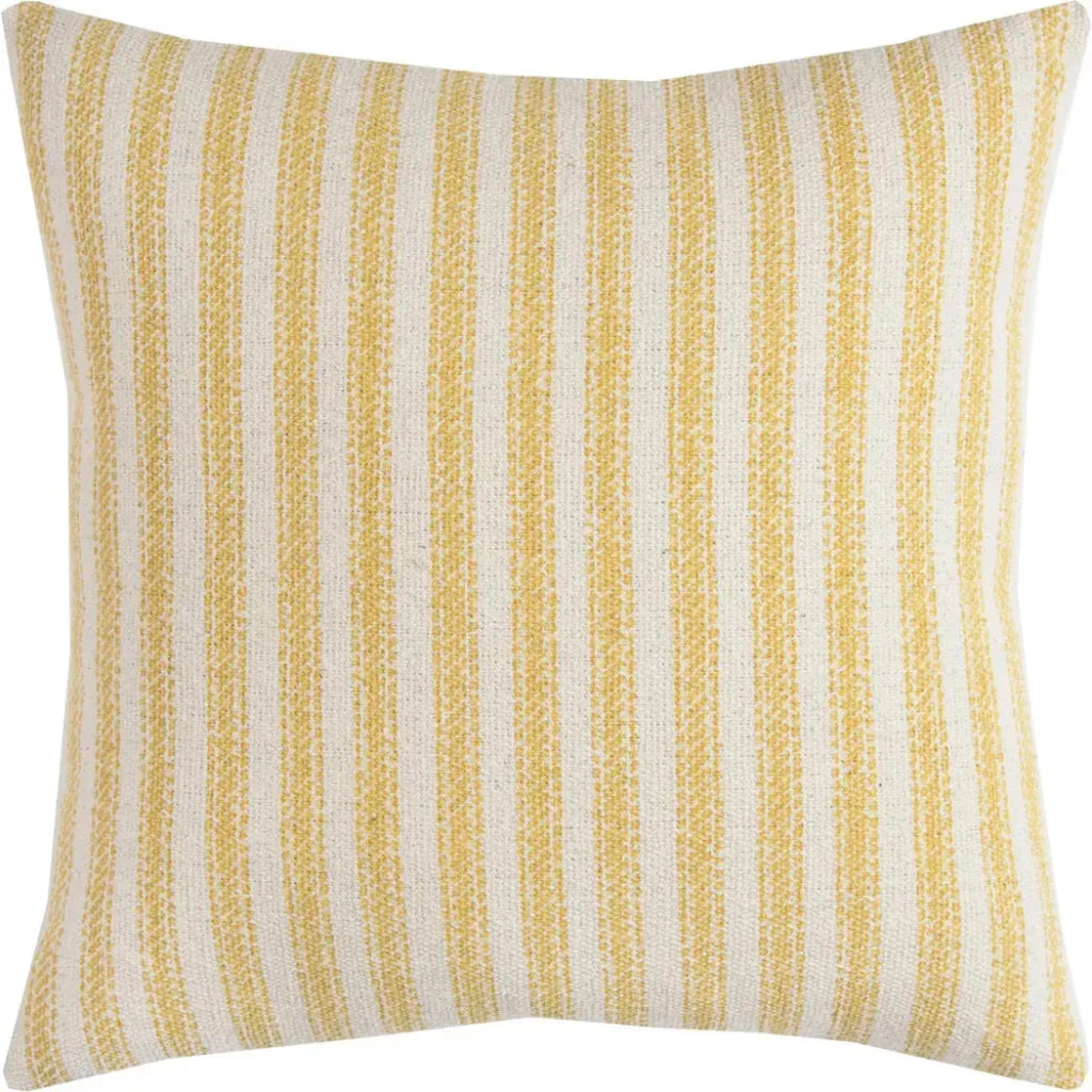 LOOMLAN Ticking Stripe Decorative Pillow With Insert