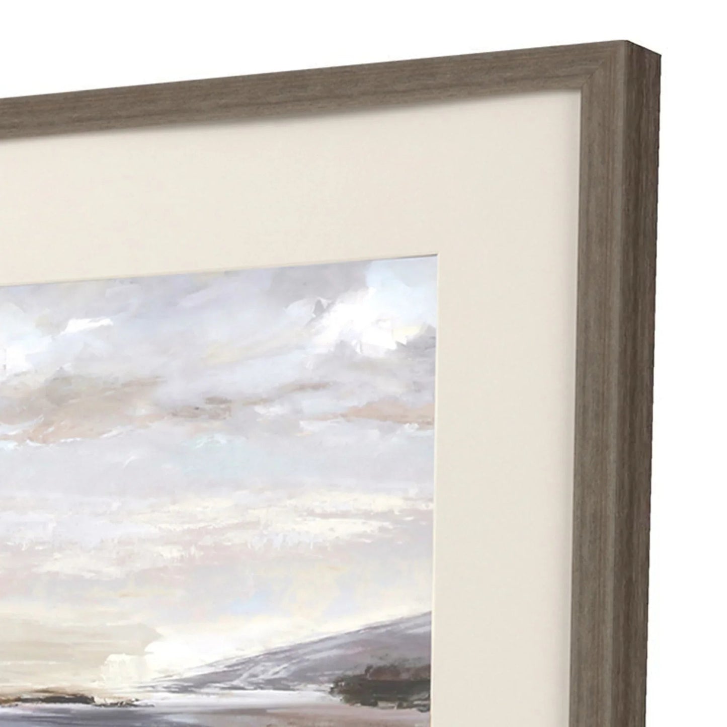 Tirwedd Glass Front Blue Canvas Art 4PC