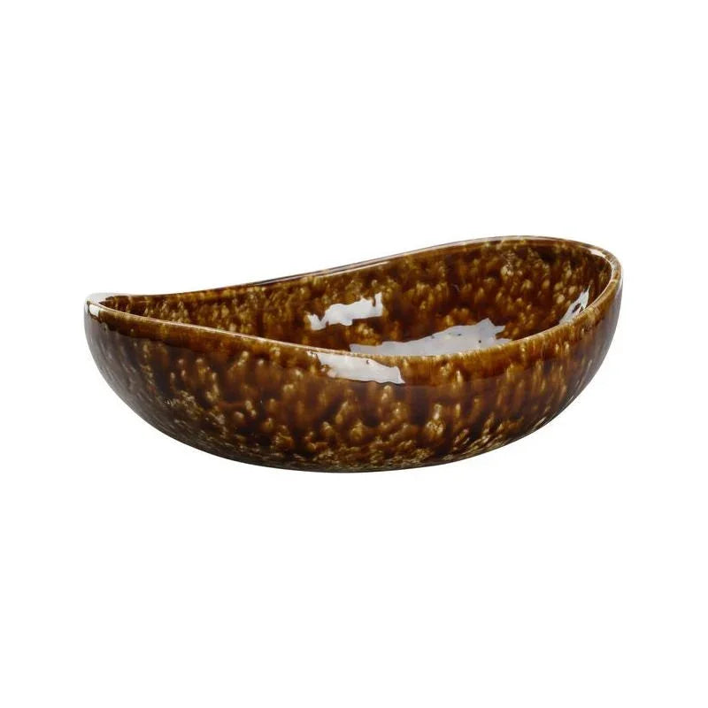 Tortoise Ceramic Made Brown Bowl - LOOMLAN - Chelsea House - Boxes & Bowls