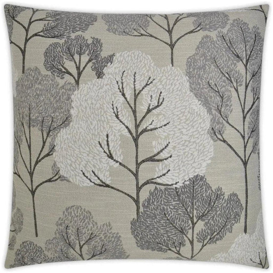 Trees Grey Throw Pillow With Insert - LOOMLAN - D.V. Kap - Throw Pillows