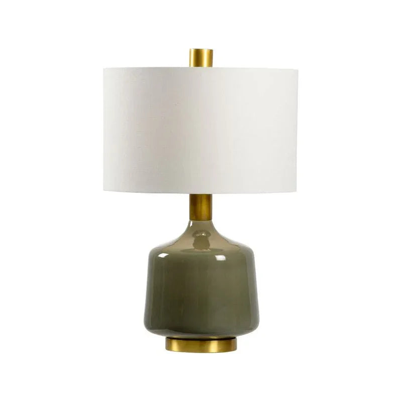 Wildwood Tremont Green Glazed Ceramic Table Lamp