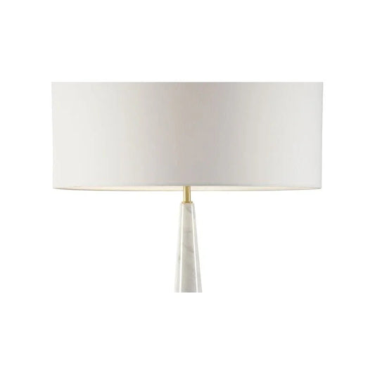 Tulip White Marble Silhouette Table Lamp - LOOMLAN - Wildwood - Table Lamps