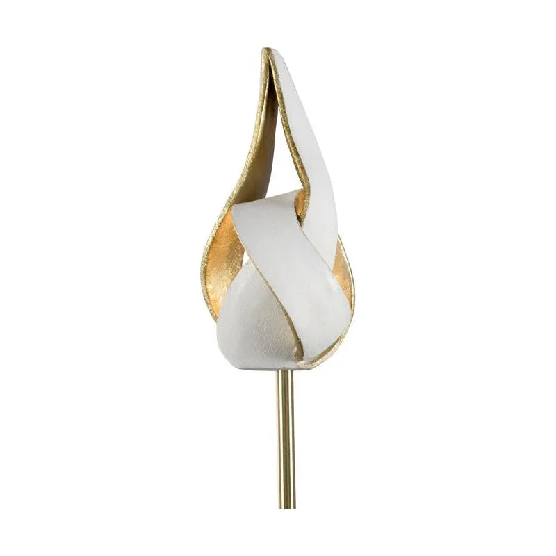 Wildwood Twister Tear Brass Base Table Lamp