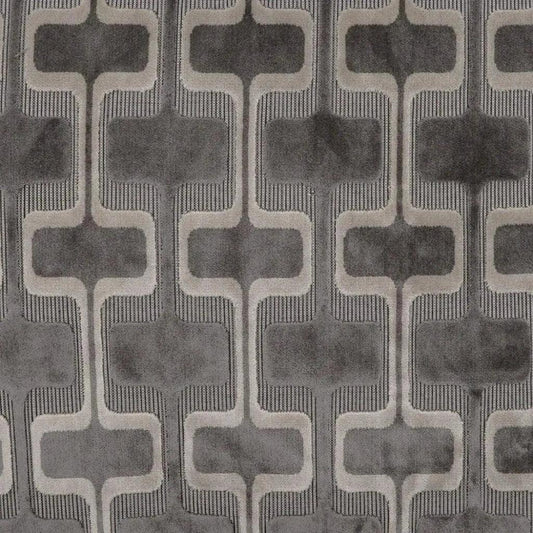 Uffizzi Carbon Geometric Grey Large Throw Pillow Insert - LOOMLAN - D.V. Kap - Throw Pillows