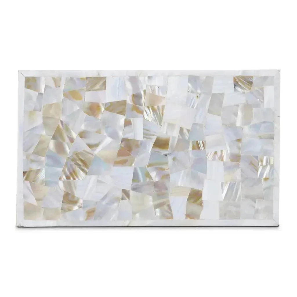 Uma Mother of Pearl Box Set of 2 - LOOMLAN - Currey & Co - Boxes & Bowls