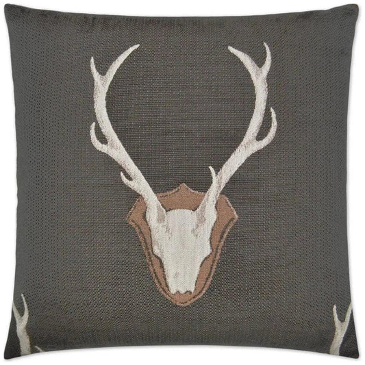Uncle Buck Grey Large Throw Pillow Insert - LOOMLAN - D.V. Kap - Throw Pillows