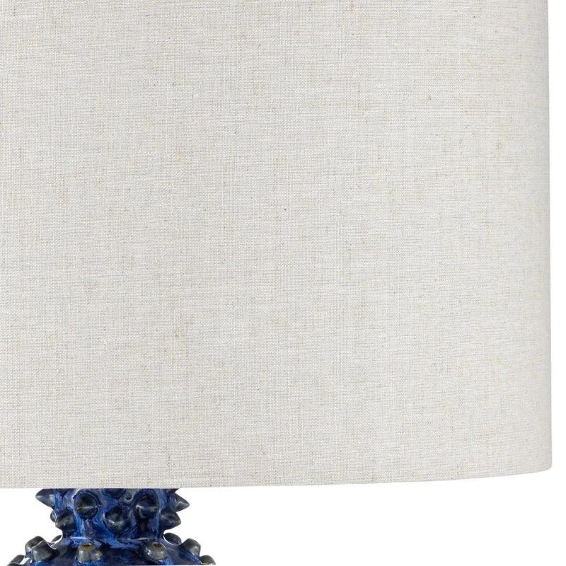 Undersea Dark Blue Ceramic Table Lamp - LOOMLAN - Currey & Co - Table Lamps