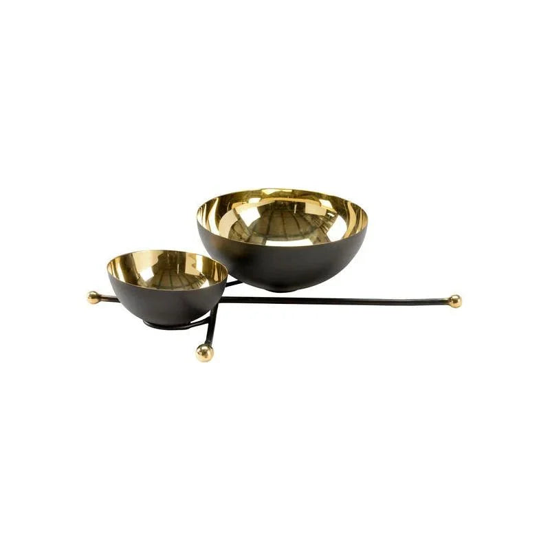 Unique Designed Black Metal Bowls