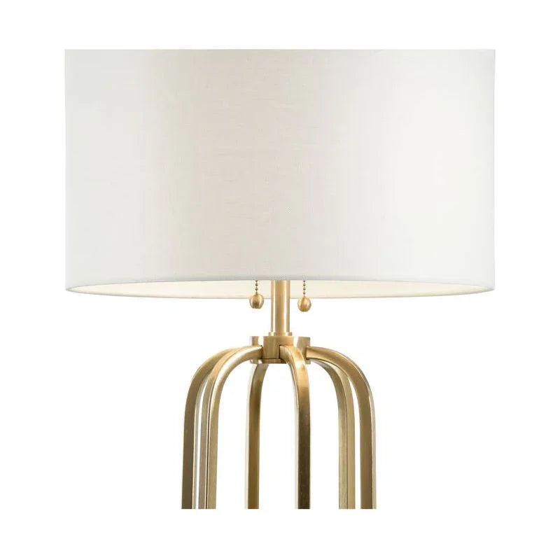 Wildwood Varese Gold Marble Dual Lights Table Lamp